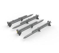 Eduard EDB672220 1:72-AIM-120A/B AMRAAM Kit de modélisme en Laiton