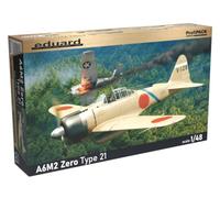 Eduard EDK82212 Profipack-A6M2 Zero Type 21 Kit de modélisme Couleur moulée