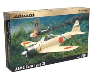 Eduard EDK82212 Profipack-A6M2 Zero Type 21 Kit de modélisme Couleur moulée