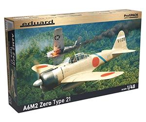 Eduard EDK82212 Profipack-A6M2 Zero Type 21 Kit de modélisme Couleur moulée