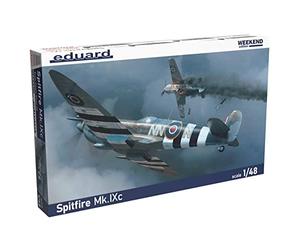 Eduard EDK84183 Kit Weekend-Spitfire Mk.IXc Modèle à l'échelle 1:48, couleur moulée