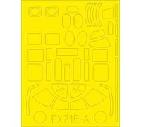 EDUARD EX715 MASK B-25D TFACE REVELL 1/48
