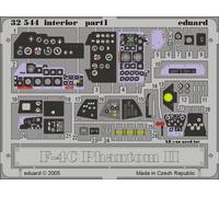 Eduard F-4C Phantom II Intérieur pour Tamiya Pieces Gravées Taux 1:3 2 Kit Neuf