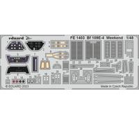 EDUARD FE1403 BF 109E-4 WEEKEND (EDUARD) 1/48