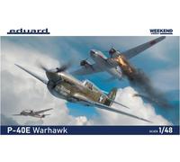 Eduard Plastic Kits Maquette plastique P-40E Warhawk 1/48 Weekend Edition EDU84207