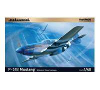 EDUARD - Maquette Avion P-51b Mustang Malcolm Hood Canopy Profipack Edition |eduard|82176| 1:48 Maquette Char Promo - Ref : 15595