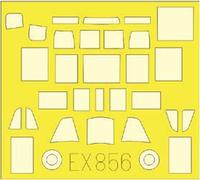 Eduard O EDUEX856 1/48 Illussin IL-2 Dispositif d'attaque double siège, 1943 Peinture Masque Autocollant pour modèles en plastique