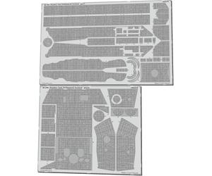 Eduard Photoetch 1:35 - Panther Ausf. D Zimmerit Virtical (TAM35345) - (EDP36330)