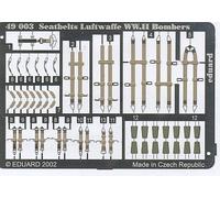 Eduard Photoetch 1:48 - Seatbelts Luftwaffe Wwii Bombers - Edp49003