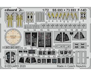 Eduard Photoetch Zoom 1:72 - F-14D (EDPSS693)