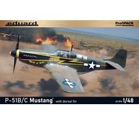 Eduard Plastic Kits 82108 - 1:48 P-51B/C MUSTANG W/Dorsal Fin Eduard-Profipack