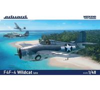 Eduard 1/48 Weekend Edition F4F-4 Wildcat modèle tardif EDU84204 (avion)