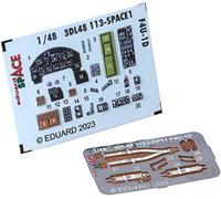 Eduard Sprue Brothers EDU3DL48113 Space F4U-1D Corsair Kit HBS