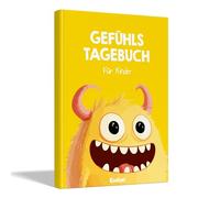 Edubini Journal de sentiments pour enfants [6 à 12 ans] - Journal intime pour filles et garçons - Livre de sentiments pour gérer les émotions et se sentir bien - Journal de gratitude pour enfants