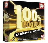 100% Logique La Réponse est sous vos yeux, Jeu de société, Adapté de l'émission TV, dès 8 ans, Educa