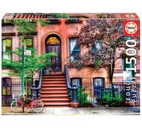 Educa - 1500 Piece Puzzle for Adults Greenwich Village, New York. Includes Glu
