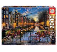 Educa 17127, Amsterdam, 2000 stukjes puzzel voor volwassenen en kinderen, Nederl