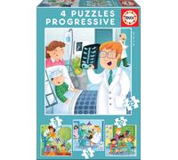 Educa 17146 Métiers de rêve 73 pièces 4in1 Puzzle