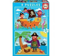 Educa 17149 Puzzle 2 x 20 Pirates