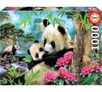 Educa - Puzzle de 1000 pièces pour Adultes | Pandas | À partir de 14 Ans (17995)
