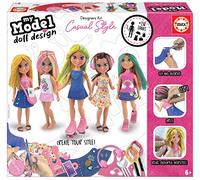 Educa 19171 My Model Doll Design Casual Poupée DIY Poupée DIY Poupée Kit de Bricolage pour Enfants à partir de 6 Ans