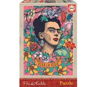 Educa 19251, Viva la Vida, Frida Kahlo, puzzle de 500 pièces pour adultes et enfants à partir de 10 ans, art