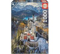 Educa 19261, Schloss Neuschwanstein, puzzle de 1000 pièces pour adultes et enfants à partir de 10 ans, puzzle de paysage, Allemagne