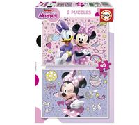 Educa 19674 2x48 Minnie, Assorted, 68 x 48 cm