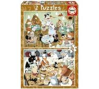 Educa - Ensemble de 2 Puzzles pour Enfants avec 48 pièces | par Kasandra Forest Stories. Mesures: 28 x 20 cm. Recommandé de 4 Ans (19687)