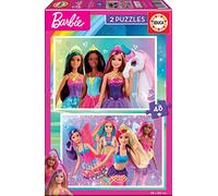 Educa Borrás Puzzles Barbie 2 x 48 pièces Multicolore G