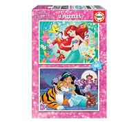 Puzzle 2 x 48 - Princesse Ariel et Princesse Jasmin
