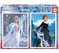 Educa - 2 Puzzles de 500 pièces pour Enfants et Adultes | Disney La Reine des Neiges. À partir de 11 Ans (19016)