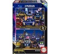 Educa - 2 Puzzles en Carton de 48 pièces avec des Images Batwheels, Double Plaisir. Cadeau Parfait pour Les garçons et Les Filles âgés de 3 4 5 6 Ans (20107)