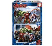 Educa Borrás – 2 Puzzles 100 pièces Avengers – Dès 6 ans (15771)