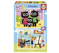 Educa - 2 x 48 Milo | Lot de 2 Puzzles pour Enfants de 48 pièces | Mesures : 28 x 20 cm | Recommandé à partir de 4 Ans (19542)