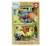 EDUCA 2x16 el. Bambi/Dumbo (drewniane) [Puzzle]