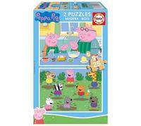 Educa 2x25 Pièces Peppa Pig Puzzle En Bois