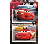 2 puzzles de 48 pieces cars 3