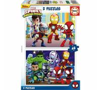 Puzzle 2 x 48 pcs - Spidey et ses amis Multicolore