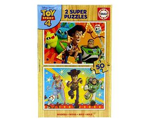EDUCA 2x50 el. Toy Story 4 (drewniane) [Puzzle]