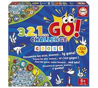 Educa - 3,2,1... GO Challenge Goose | Où sont Les oies ? Trouve-Les pour avancer dans Les Cases du Parcours et Gagner ! Jeu de société Enfant et Famille, 2 à 4 Joueurs à partir de 6 Ans (19420)
