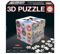 Educa - 3D Puzzle Cube Aesthetic | Puzzle 3D en Forme de Cube avec 216 Pièces | 6 Puzzles de 36 Pièces | Défi Ludique pour Enfants dès 6 Ans (20125)