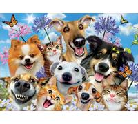 Puzzle Animaux - EDUCA - 17983 - 500 pièces - Fun in the sun Selfie