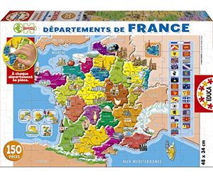 Educa - A1302015 - Puzzles - Puzzle 150 pièces - Départements français