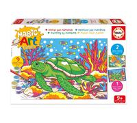 Educa Animaux Marins Magic Art Number