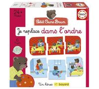 Educa Borrás – Jeu d'apprentissage – J'associe les séquences logiques – Le Petit Ours Brun (19878)