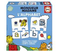 Educa - Apprendre l'alphabet avec Monsier Madame. Jeux éducatifs pour Les Enfants de 4 à 5 Ans (19596)