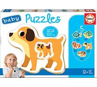 Puzzles Animaux pour Enfants dès 12 mois - EDUCA - 5 puzzles de 2 à 4 pièces