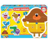 Educa - Baby Puzzles Hey Duggee, Lot De 5 Puzzles Progressifs Pour Bébé De 3 À 5 Pièces Pour Apprendre Avec Différents Niveaux. Composé De Grandes Pièces. Recommandé Pour Les Âges Plus 24 Mois (19393)