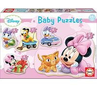 Educa - Baby Puzzles Minnie | 5 Puzzles progressifs de 3 à 5 pièces | Puzzle Minnie | Recommandé à partir de 2 Ans (15612)